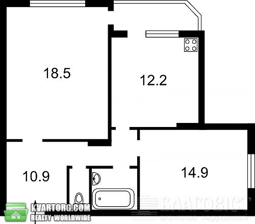 Sell 2-room apartment. Киев,  Саперно-Слободская — photo 7