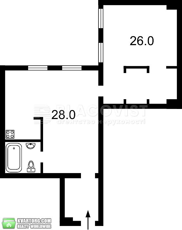 Sell 2-room apartment. Киев,  Терещенковская — photo 5