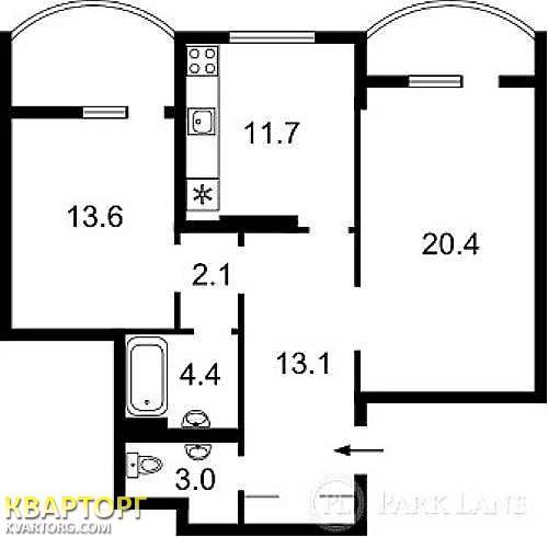 Sell 2-room apartment. Киев, Майорова — photo 2