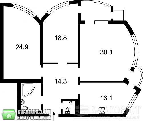 Sell 3-room apartment. Киев, Механизаторов — photo 6