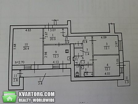 Sell 3-room apartment. Днепропетровск, Карла Маркса — photo 1