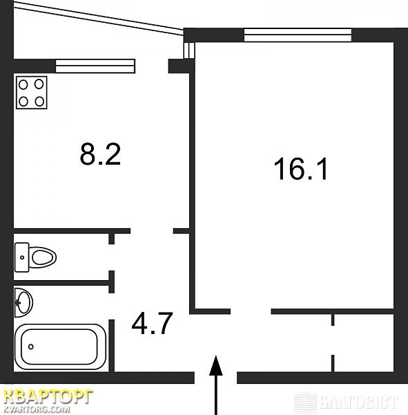 Sell 1-room apartment. Киев,  Вернадского бул — photo 2