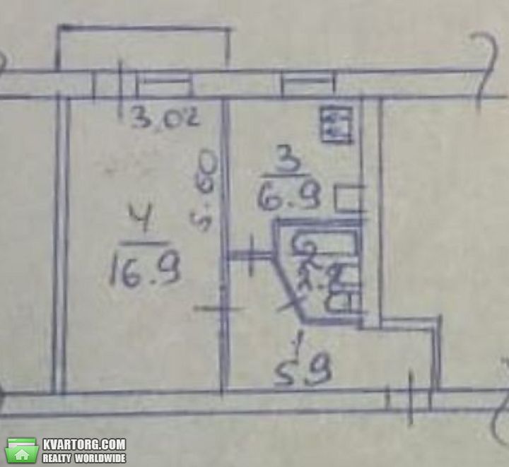 Sell 1-room apartment. Киев,  Щусева — photo 4