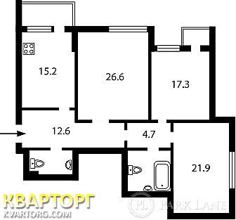 Sell 2-room apartment. Киев, Червонозоряний — photo 3