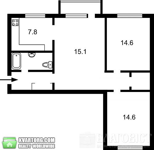 Sell 3-room apartment. Киев, Победы пр — photo 2