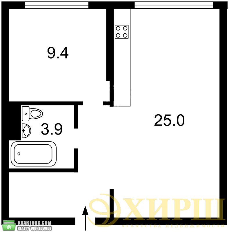 Sell 2-room apartment. Киев,  Ломоносова — photo 1