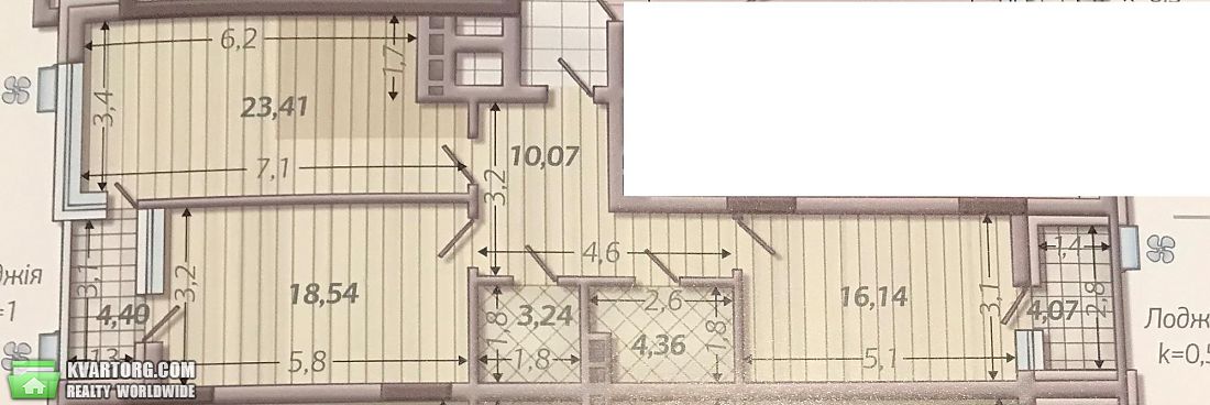 Sell 2-room apartment. Киев, Маккейна — photo 8