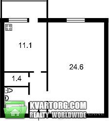 Sell 1-room apartment. Киев,  Ахматовой — photo 3