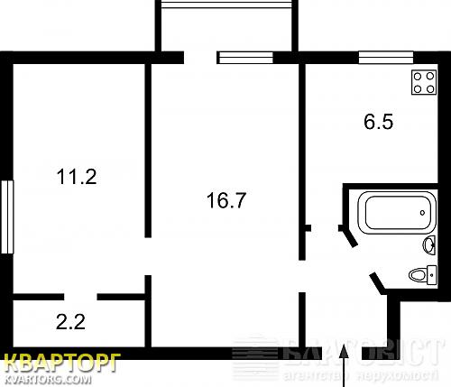 Sell 2-room apartment. Киев, Горького — photo 2
