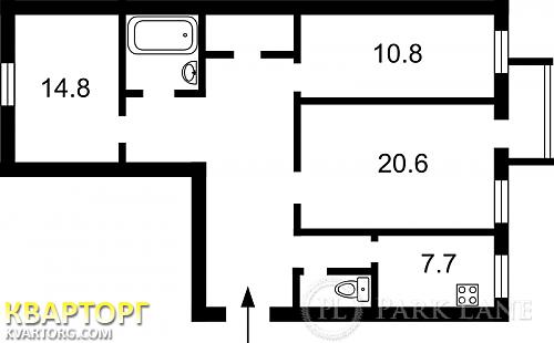 Sell 3-room apartment. Киев,  Шевченко бул — photo 2