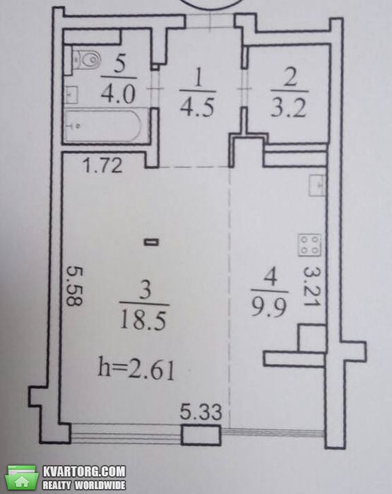 Sell 1-room apartment. Киев,  Глубочицкая — photo 3