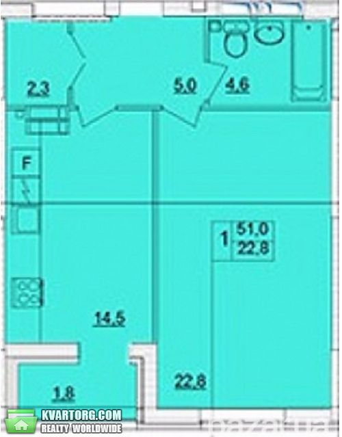 Sell 1-room apartment. Киев,  Теремковская — photo 5