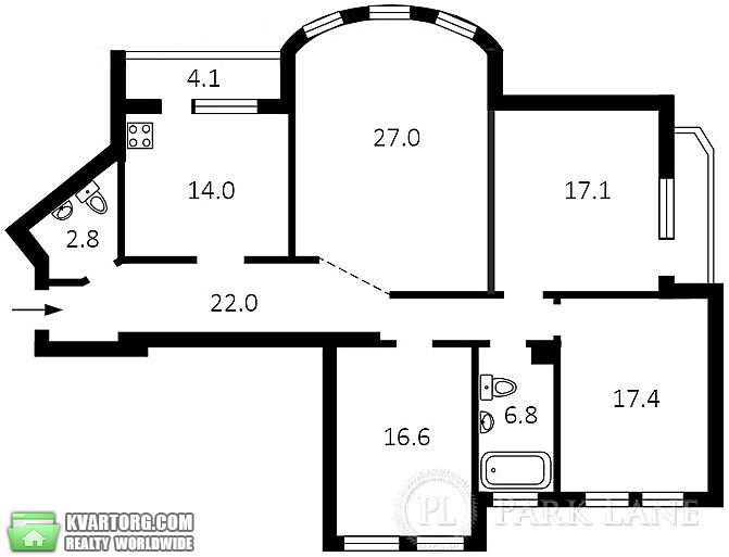 Sell 4-room apartment. Киев,  Бажана — photo 5