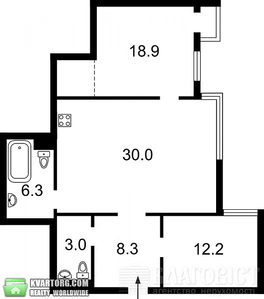Sell 3-room apartment. Киев, Червонозоряний — photo 2