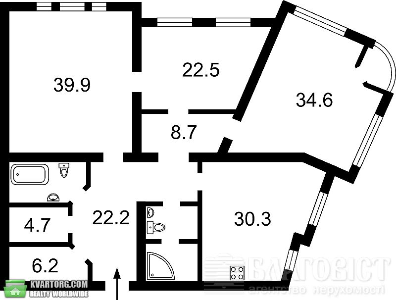 Sell 3-room apartment. Киев, Воздвиженская — photo 5