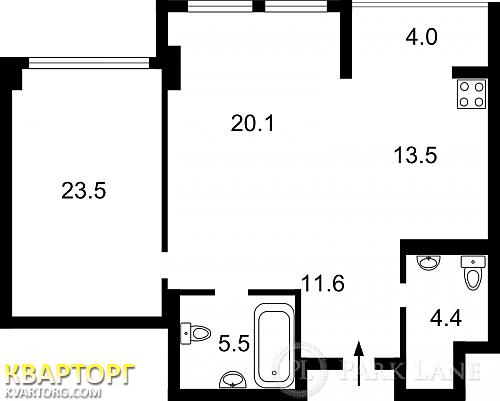 Sell 2-room apartment. Киев,  Драгомирова — photo 4