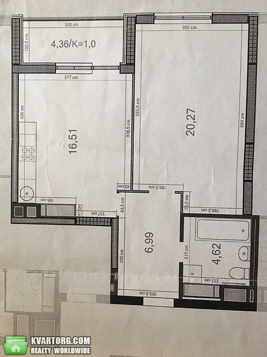 Sell 1-room apartment. Киев,  Воскресенская — photo 4