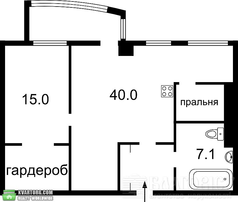 Sell 2-room apartment. Киев,  Лумумбы — photo 2
