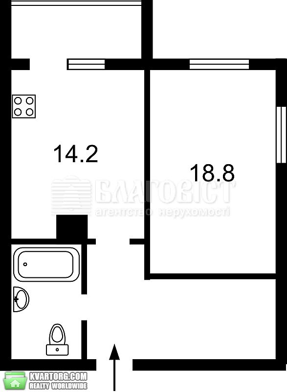 Sell 1-room apartment. Киев,  Героев Сталинграда пр — photo 2