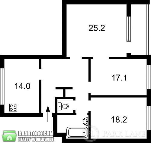 Sell 3-room apartment. Киев, Грушевского — photo 2