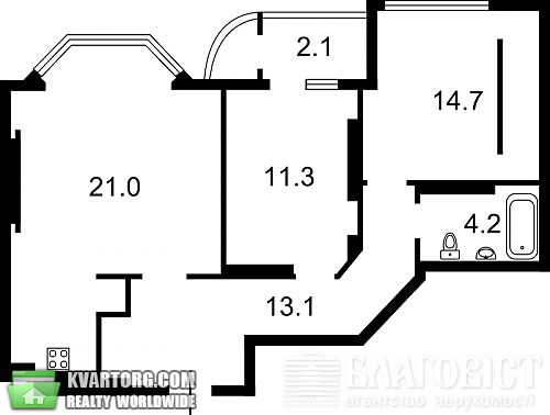 Sell 2-room apartment. Киев, Осенняя — photo 8