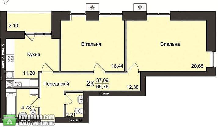 продам 2-комнатную квартиру Борисполь, ул. Вокзальная 2 - Фото 9