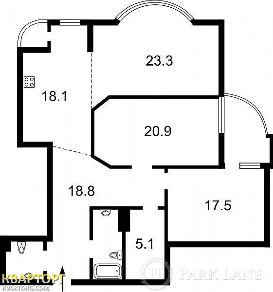 Sell 3-room apartment. Киев,  Барбюса — photo 2
