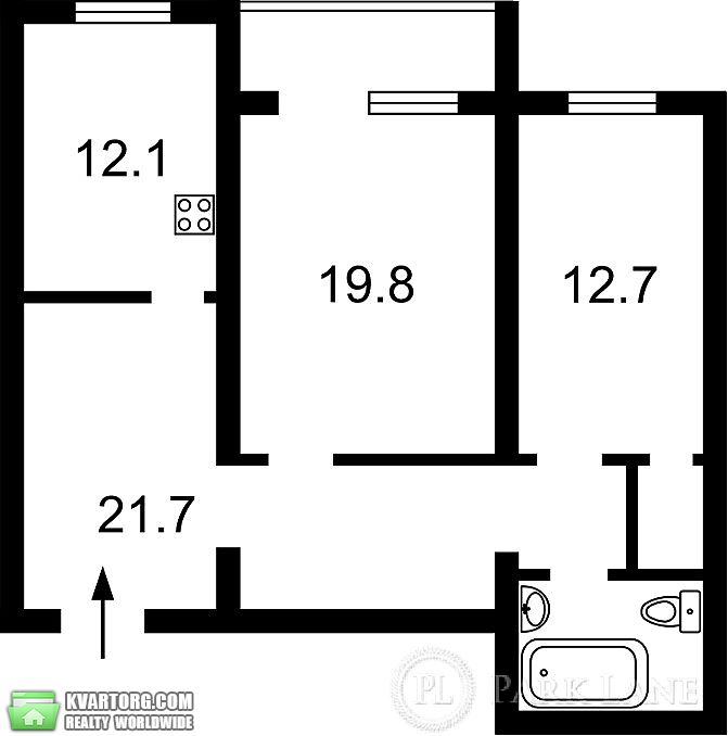 Sell 2-room apartment. Киев,  Андрющенко — photo 2