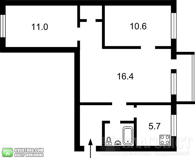 Sell 3-room apartment. Киев,  Дегтяревская — photo 2