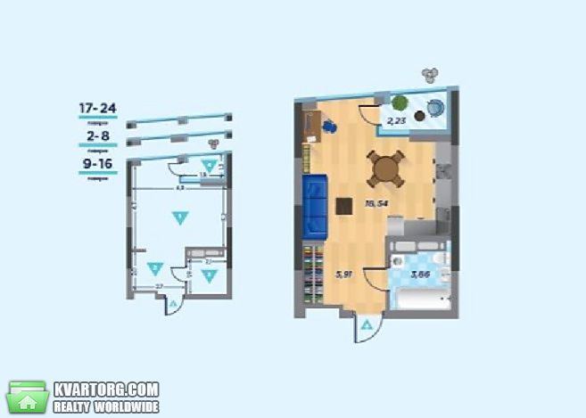 Sell 1-room apartment. Киев,  Шолуденко — photo 3