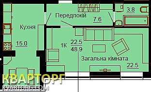 Sell 1-room apartment. Киев, Сагайдачного — photo 10
