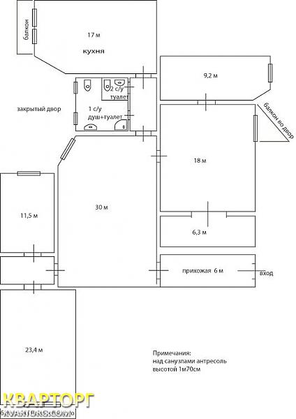Sell 5-room apartment. Одесса, новосельского — photo 8