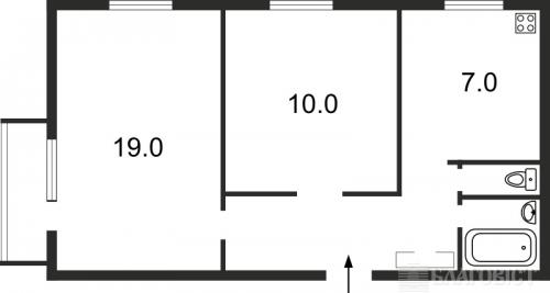 Sell 2-room apartment. Киев,  Кустанайская — photo 3