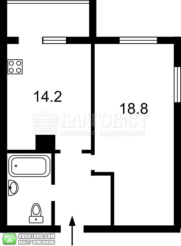 Sell 1-room apartment. Киев,  Героев Сталинграда пр — photo 5