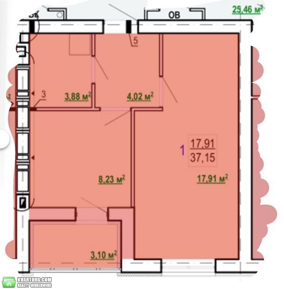 Sell 1-room apartment. Харьков, Шевченко — photo 3