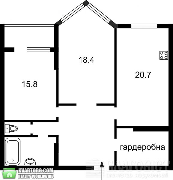Sell 2-room apartment. Киев, Саперно-Слободская — photo 10