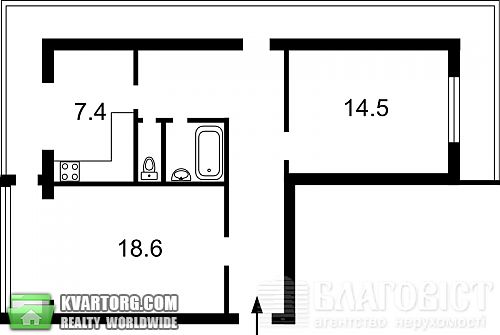 Sell 1-room apartment. Киев, Отрадный пр — photo 2