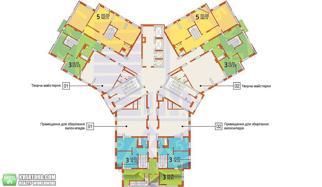 продам 3-комнатную квартиру. Киев,  Академика Глушкова - фото 4