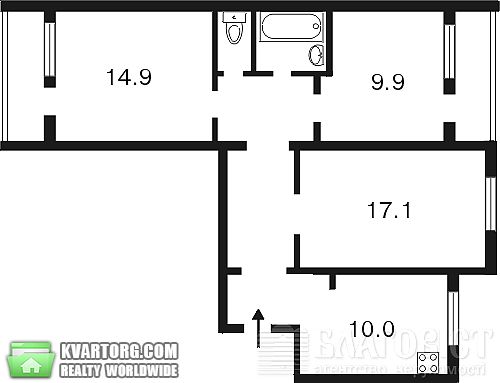Sell 3-room apartment. Киев,  Героев Сталинграда пр — photo 3