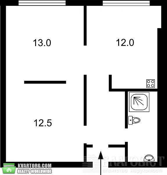 Sell 1-room apartment. Киев, Левитана — photo 9