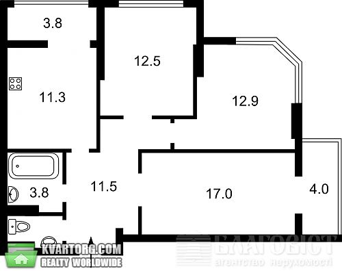 Sell 3-room apartment. Киев, Гмыри — photo 1