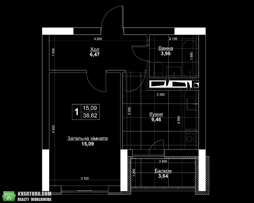 Sell 1-room apartment. Киев,  Тираспольская — photo 4