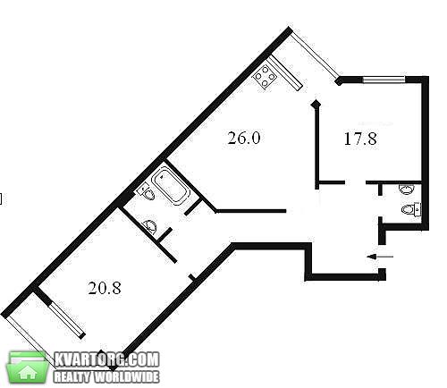 Sell 2-room apartment. Киев, Голосеевская — photo 2
