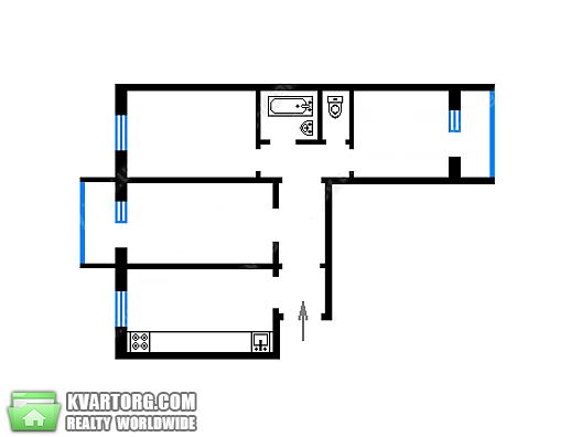 Sell 3-room apartment. Киев,  Космодемьянской — photo 2