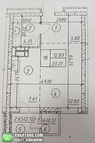 Sell 1-room apartment. Киев, пер. Балтийский — photo 3