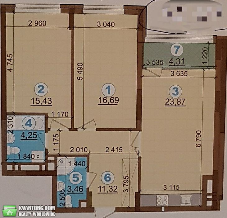 Sell 2-room apartment. Киев, пр. Правды, — photo 7
