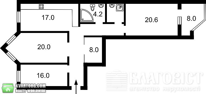 Sell 3-room apartment. Киев,  Саперно-Слободская — photo 2