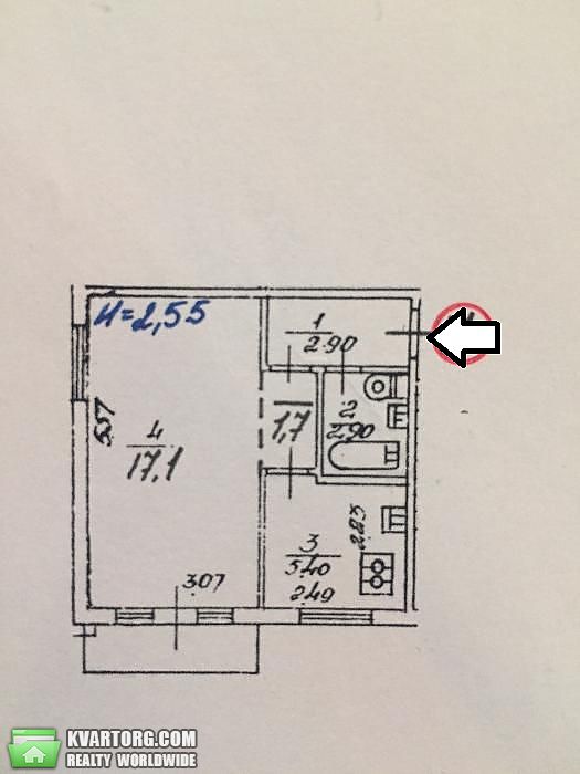 Sell 1-room apartment. Киев,  Василенко — photo 3
