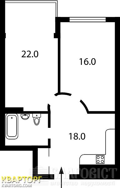 Sell 2-room apartment. Киев,  Драгомирова — photo 2