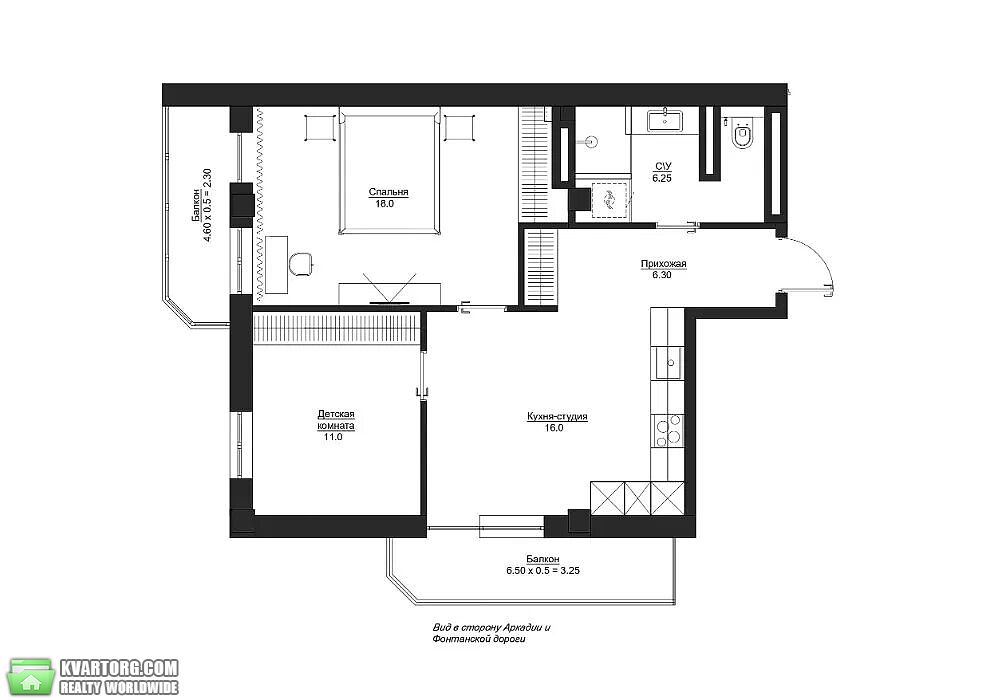 Sell 2-room apartment. Одесса,  Солнечная — photo 7